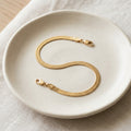Herringbone Flat Snake Chain Bracelet