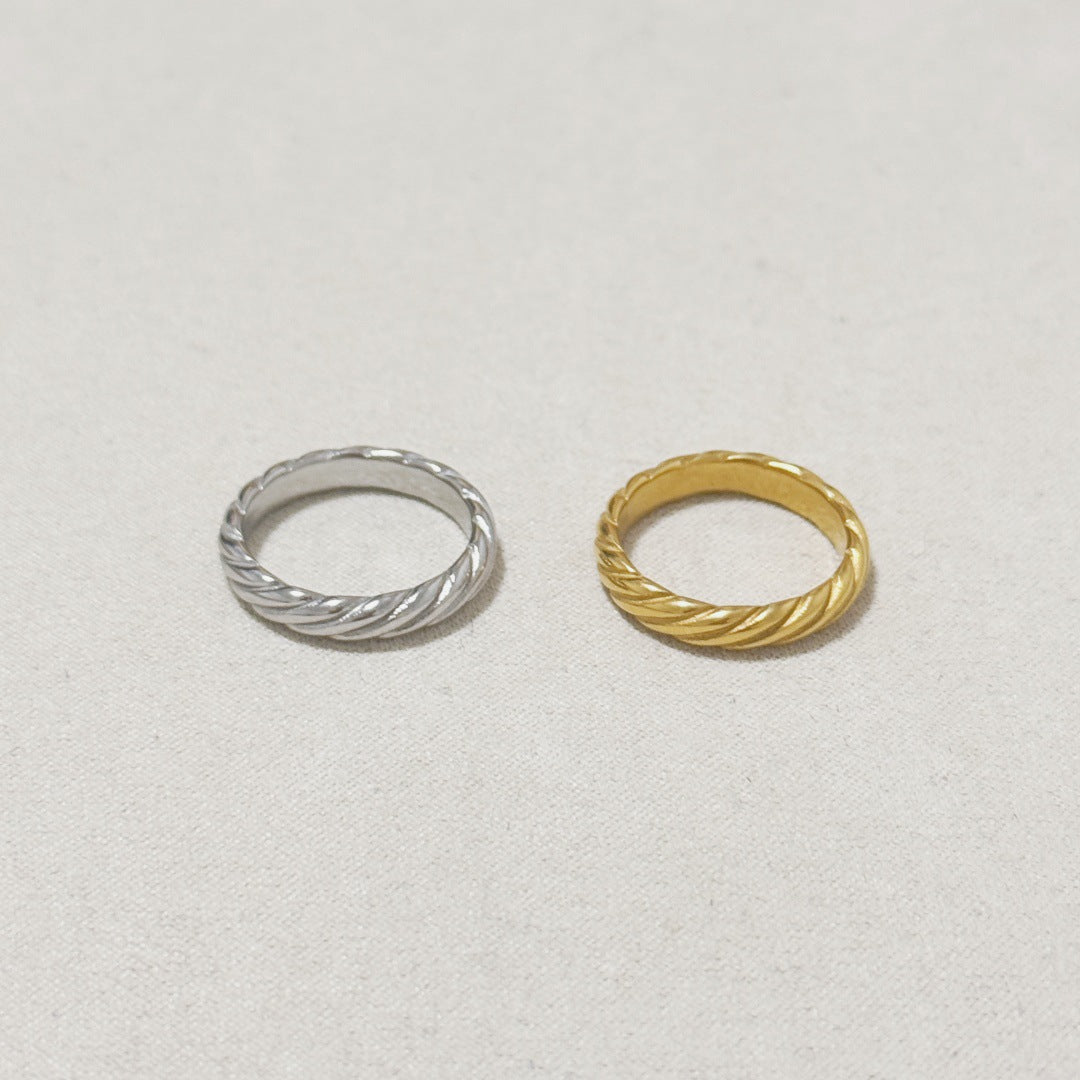 Croissant Dome Statement Ring
