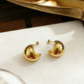 Chunky Teardrop Statement Hoops